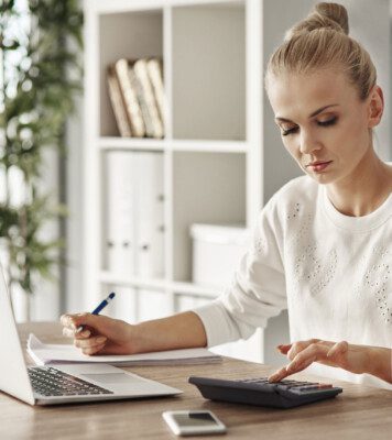 145819_Woman-Working-From-Home-Office-1 Outsourced accountant helping law firm with bookkeeping